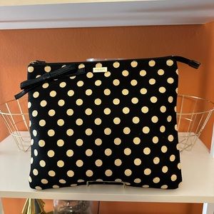 KATE SPADE Polka-Dot Fabric Clutch Bag (NWOT)